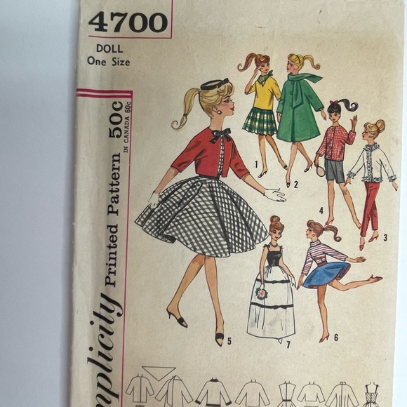 5 Vintage Clothing Patterns (40’s-70’s) Vogue Butternick Simplicity - Picture 5 of 9